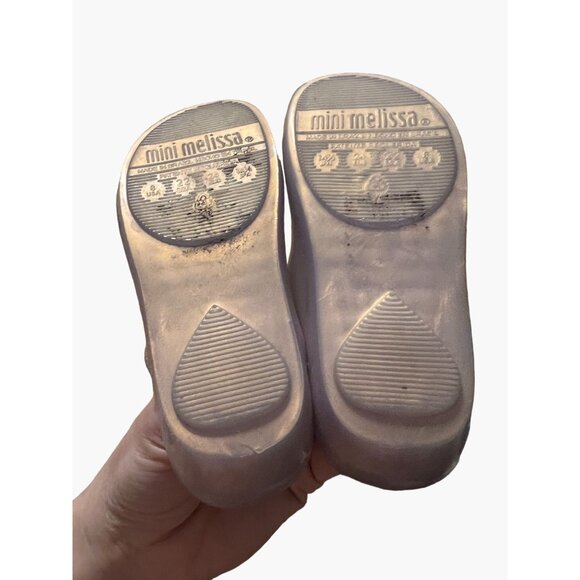 Mini MelissaUnisex-Child Mini Ultragirl Fly Mary Jane Flat Toddler Girls Size 8 - Picture 6 of 8